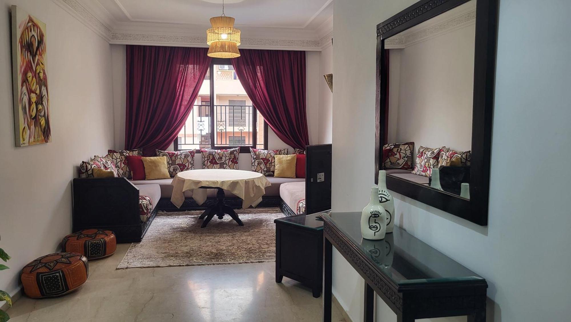 Appartement Haut Standing Vu Piscine 마라케시 외부 사진